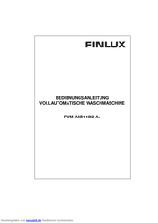 Finlux FWM ABB11042 A plus Bedienungsanleitung