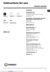 Indesit IWD 6145 Bedienungsanleitungen