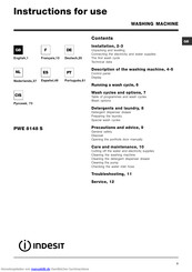 Indesit PWE 8148 S Bedienungsanleitungen