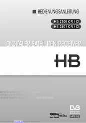 hb HB 2801 CR/CI Bedienungsanleitung