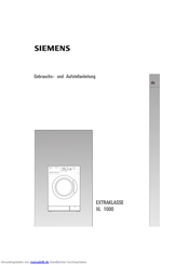 Siemens EXTRAKLASSE XF 1000 Gebrauchsanleitung