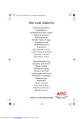 Aeg-electrolux ewa 1600 CORDLESS Gebrauchsanweisung