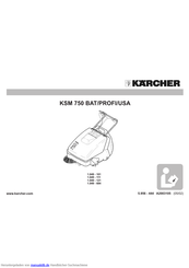 Kärcher KSM 750 USA Betriebsanleitung