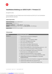 Leica D-LUX 4 Anleitung