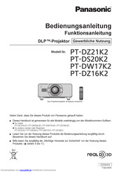 Panasonic PT-DS20K2 Bedienungsanleitung