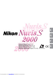 Nikon Nuvis S 2000 Bedienungsanleitung