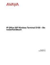 Avaya IP Office SIP Wireless Terminal D100 Benutzerhandbuch