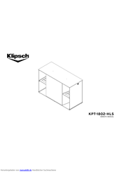 Klipsch KPT-1802-HLS Handbuch