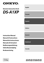 Onkyo DS-A1XP Bedienungsanleitung