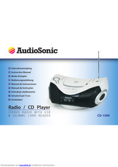 Audiosonic CD-1589 Bedienungsanleitung