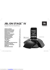 JBL On Stage IV Bedienungsanleitung