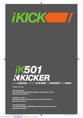 Kicker iK 501 Benutzerhandbuch