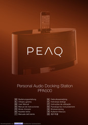 Peaq PPA500 Bedienungsanleitung