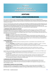 Yamaha MOTIF XF6 Installationshandbuch