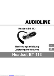 Audioline BT 113 Bedienungsanleitung