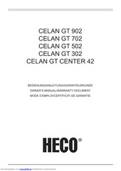 Heco CELAN GT CENTER 42 Bedienungsanleitung