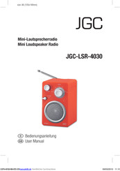 JGC LSR-4030 Bedienungsanleitung