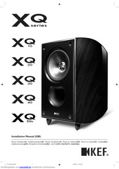KEF XQ 50c Installationshandbuch