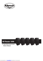 Klipsch HD Theater 1000 Bedienungsanleitung