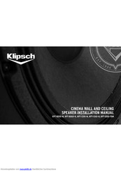 Klipsch KPT-8060-H Installationshandbuch