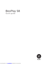 Bang & Olufsen BeoPlay S8 Handbuch