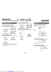 Onkyo HTP-678 Handbuch