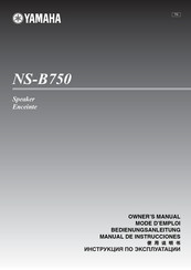 Yamaha NS-B750 Bedienungsanleitung