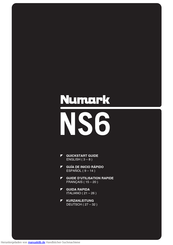 Numark NS6 Kurzanleitung