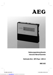 AEG MMS 4205 Bedienungsanleitung
