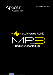 Apacer audio steno au522 Bedienungsanleitung