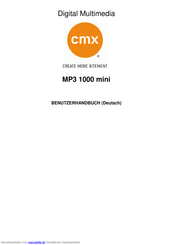 Cmx mp3 1000 mini Benutzerhandbuch