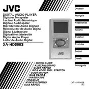 JVC xa-hd500 Kurzanleitung