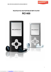 Ricatech rc 1400 Handbuch