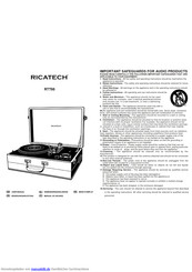 Ricatech RTT95 Bedienungsanleitung