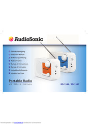 Audiosonic RD-1547 Bedienungsanleitung