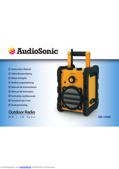 Audiosonic RD-1560 Bedienungsanleitung