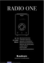 Audio Pro Radio OneR-20BT Bedienungsanleitung