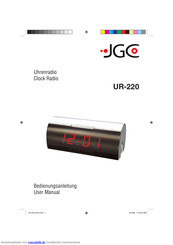 JGC UR-220 Bedienungsanleitung