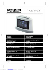 Konig Electronic HAV-CR32 Anleitung