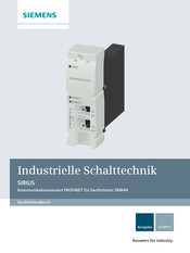 Siemens SIRIUS3RW44 Handbuch