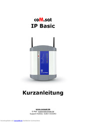 coM.sat IP Basic Kurzanleitung