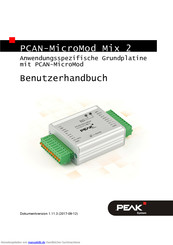 Peak PCAN-MicroMod Mix 2 Benutzerhandbuch