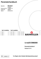 Baumuller b maxx BM5000 Handbuch