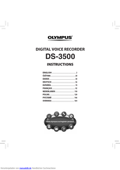 Olympus DS-3500 Bedienungsanleitung