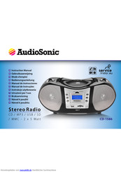 Audiosonic CD-1586 Bedienungsanleitung