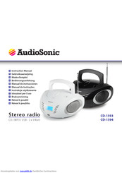 Audiosonic CD-1593 Bedienungsanleitung