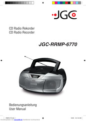 JGC RRMP-6770 Bedienungsanleitung