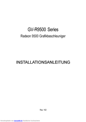 Radeon GV-R9500 Series Installationsanleitung