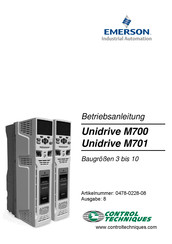 Emerson Unidrive M700 Betriebsanleitung