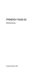 Fujitsu PRIMERGY RX200 S5 Betriebsanleitung